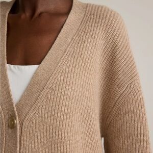 Worn once Quince Cashmere Oversized Jenni Kayne Style Boyfriend Cardigan xsmall